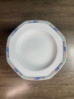(4) Christopher Stuart Southwest Y0002 Fine China Soup Cereal Bowl 9.25”